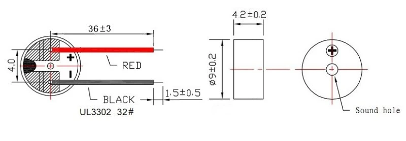 9x4 2mm Smd Electromagnetic Passive Buzzer